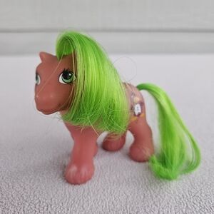 VTG G1 My Little Pony Baby Waddles Purple Green Penguin Hasbro 1988 MLP